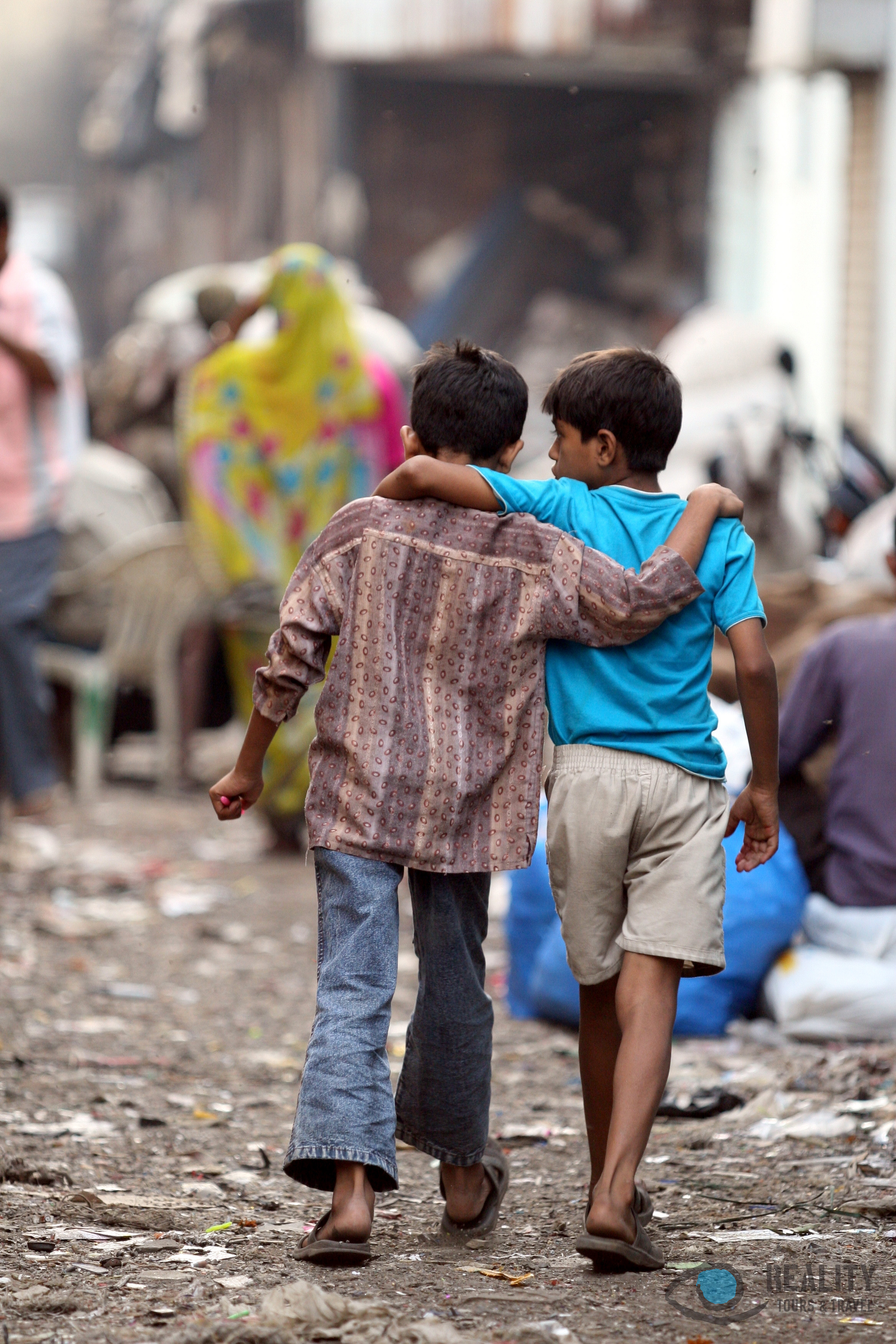 Dharavi en slumvärld Foto: © Reality Tours and Travels