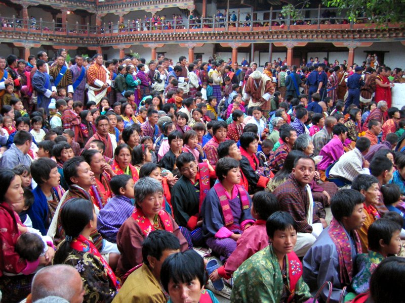 Bhutan var det sista landet i världen som introducerade TV-apparaten.©Michael Reeve