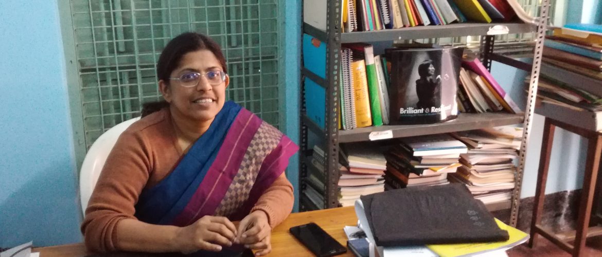 Shampa Sengupta grundare av Shruti Disability Rights Center i Kolkata. Foto: Henrik Schedin