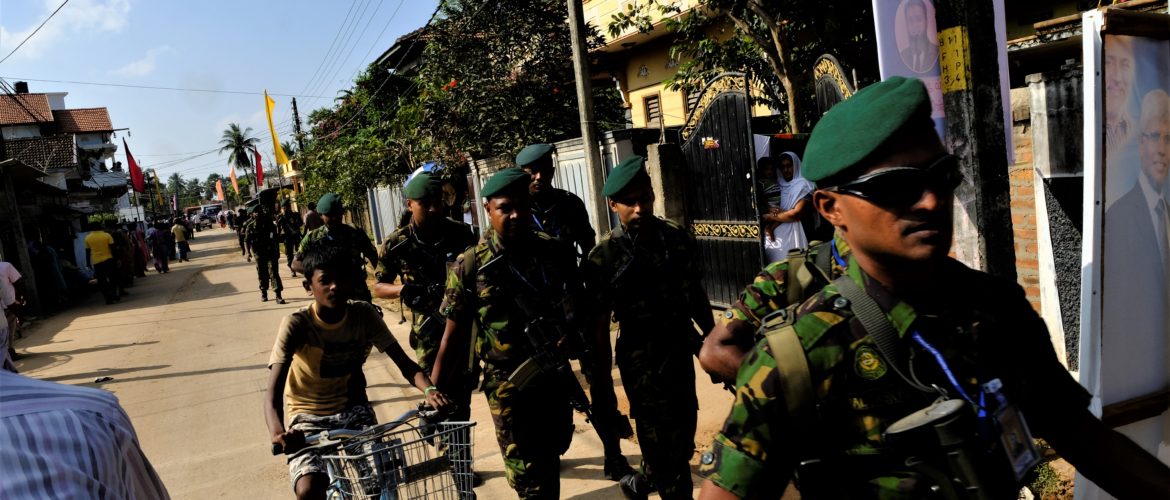 Säkerheten höjs åter i Sri Lanka.