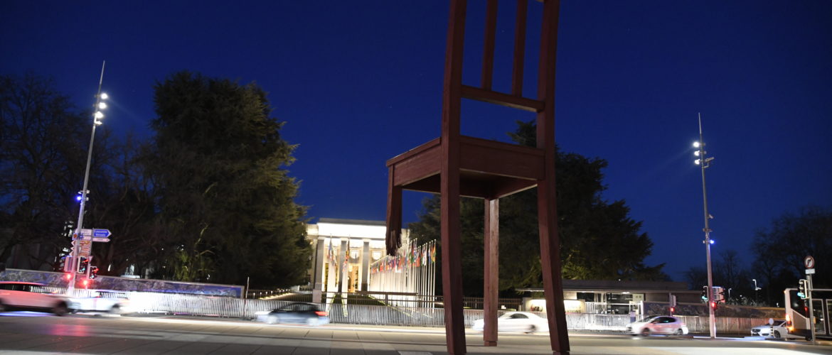 ”Broken chair” UN Geneva 2020