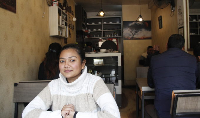 Pragya Pokharel är feminist i Nepal.