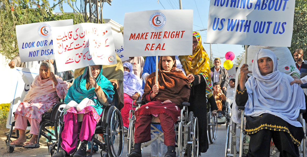 Funktionshindrade kämpar för rättigheter i Peshawar, Afghanistan
