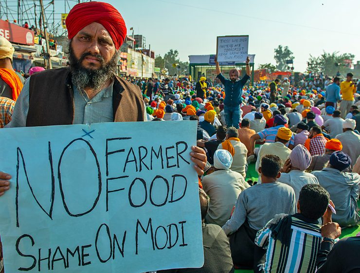 Bondeprotest i Delhi