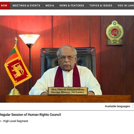 Dinesh Gunawardena, Sri Lankas utrikesminister
