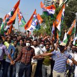Valkampanjmöte för BJP i Koklata