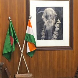 Bild på nationalpoeten Tagore