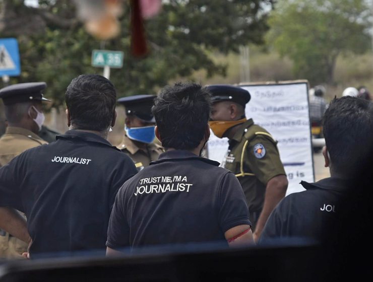 Journalister i Sri Lanka