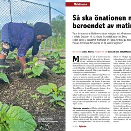 Reportaget om Maldiverna i Sydasien nr 3 2021