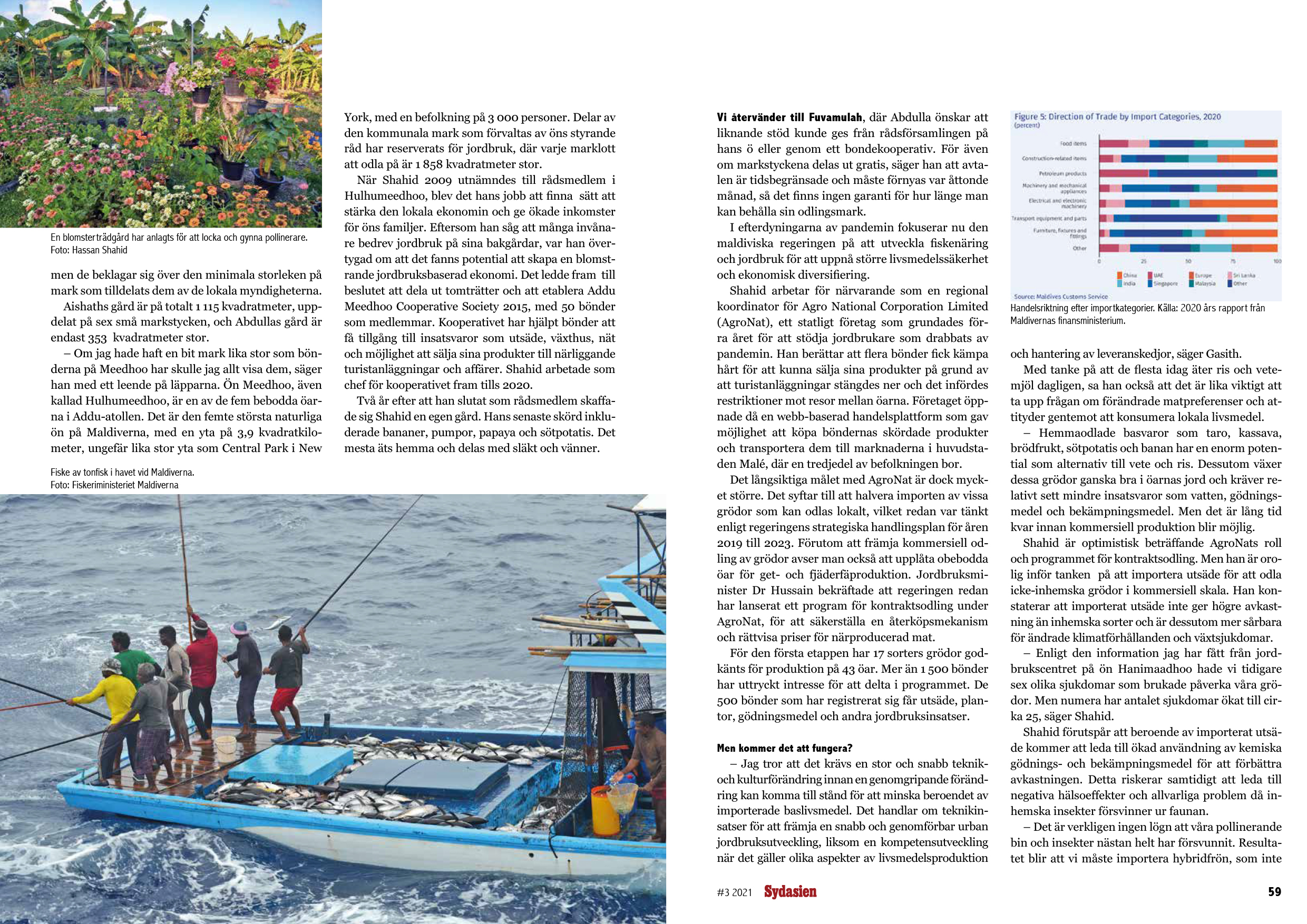 Reportaget om Maldiverna i Sydasien nr 3 2021