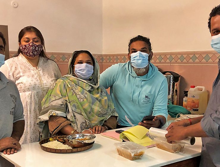 Personerna bakom restaurangen Aur Chaawal i Karachi