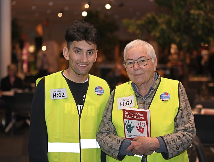 Ali Zardadi och Ingrid Eckerman vid MR-dagarna