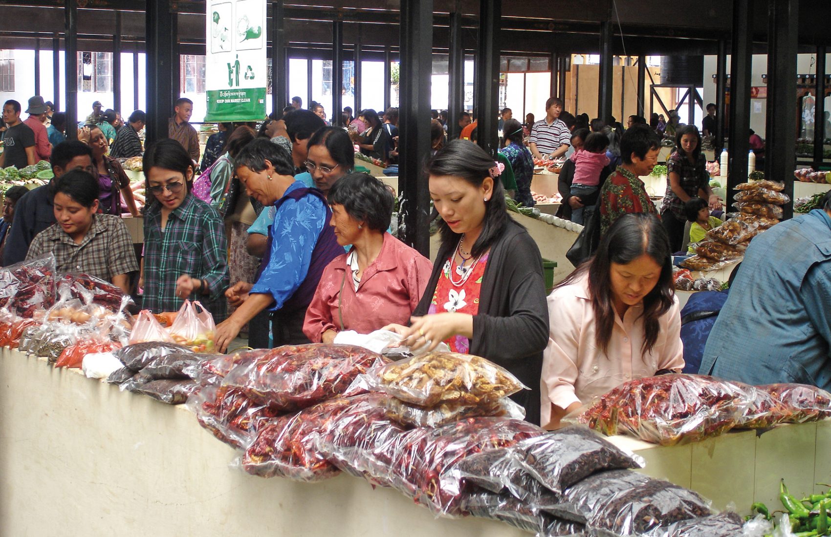Chilin är hett eftertraktad på marknaden i Thimphu