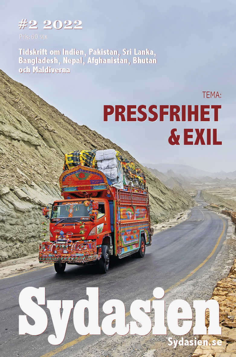 Sydasien #2 2022, med tema exil och pressfrihet.