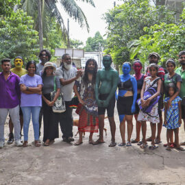 Deltagare i Freedom Pride Parade i Colombo i juni 2023.