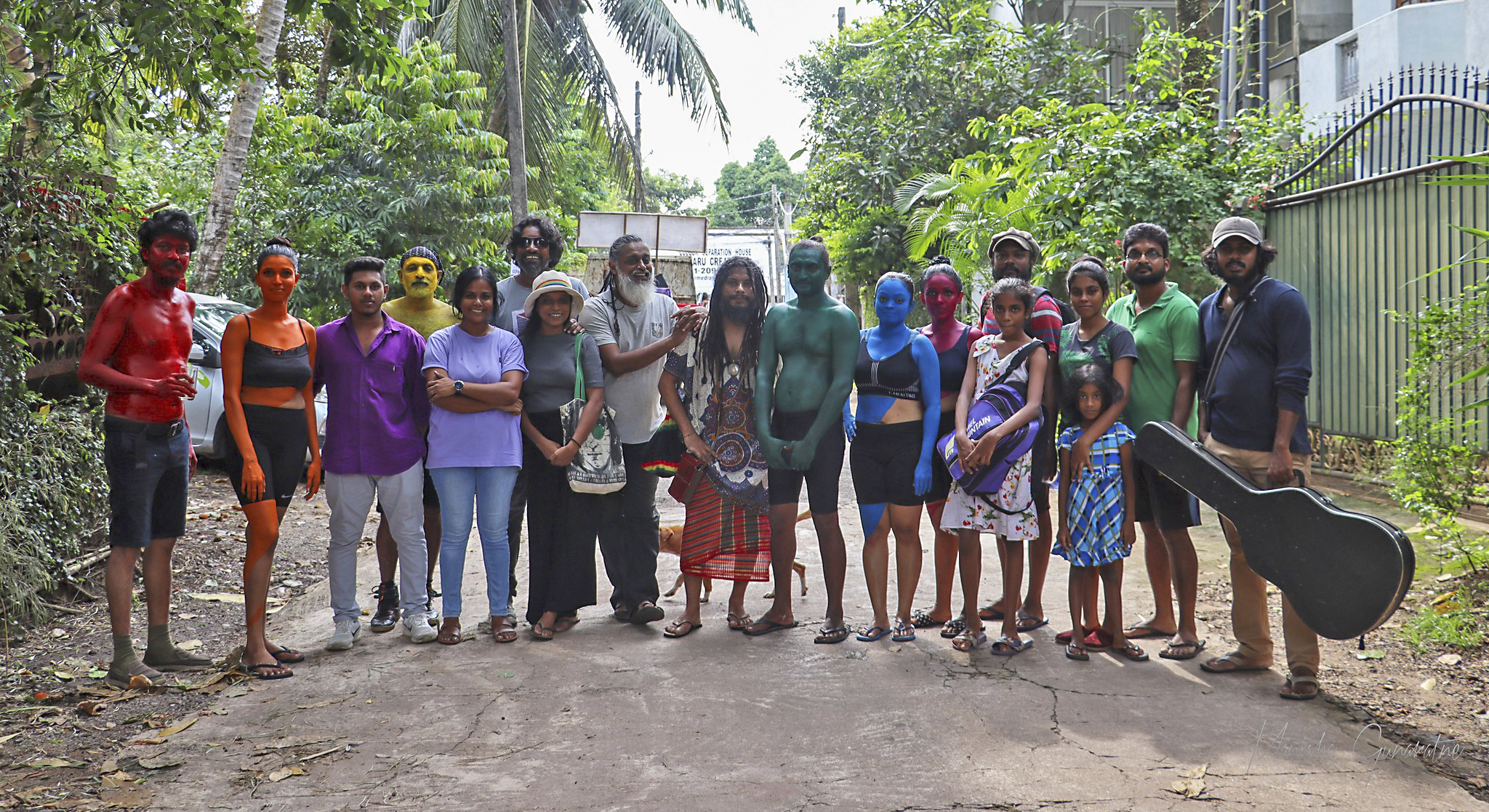 Deltagare i Freedom Pride Parade i Colombo i juni 2023.