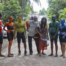 Deltagare i Freedom Pride Parade i Colombo i juni 2023.