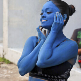 Deltagare i Freedom Pride Parade i Colombo i juni 2023.