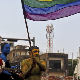 Deltagare i Freedom Pride Parade i Colombo i juni 2023.