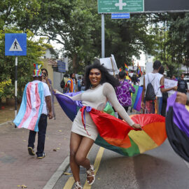 Deltagare i Freedom Pride Parade i Colombo i juni 2023.