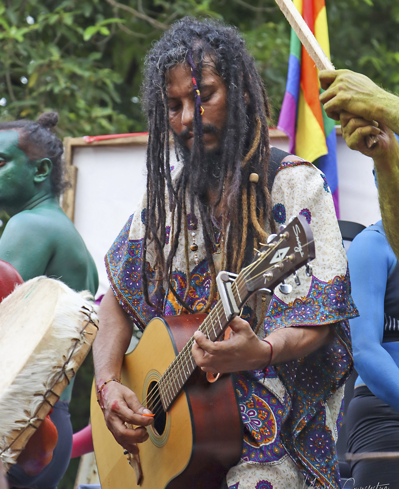 Deltagare i Freedom Pride Parade i Colombo i juni 2023.