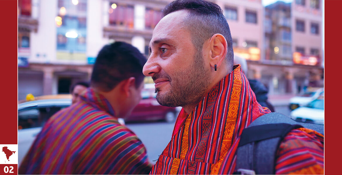 Stadsbo i Thimphu, Bhutans huvudstad