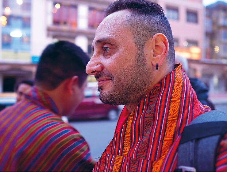 Stadsbo i Thimphu, Bhutans huvudstad