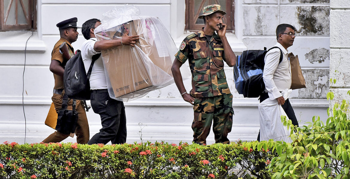 Rösträkning i Sri Lanka