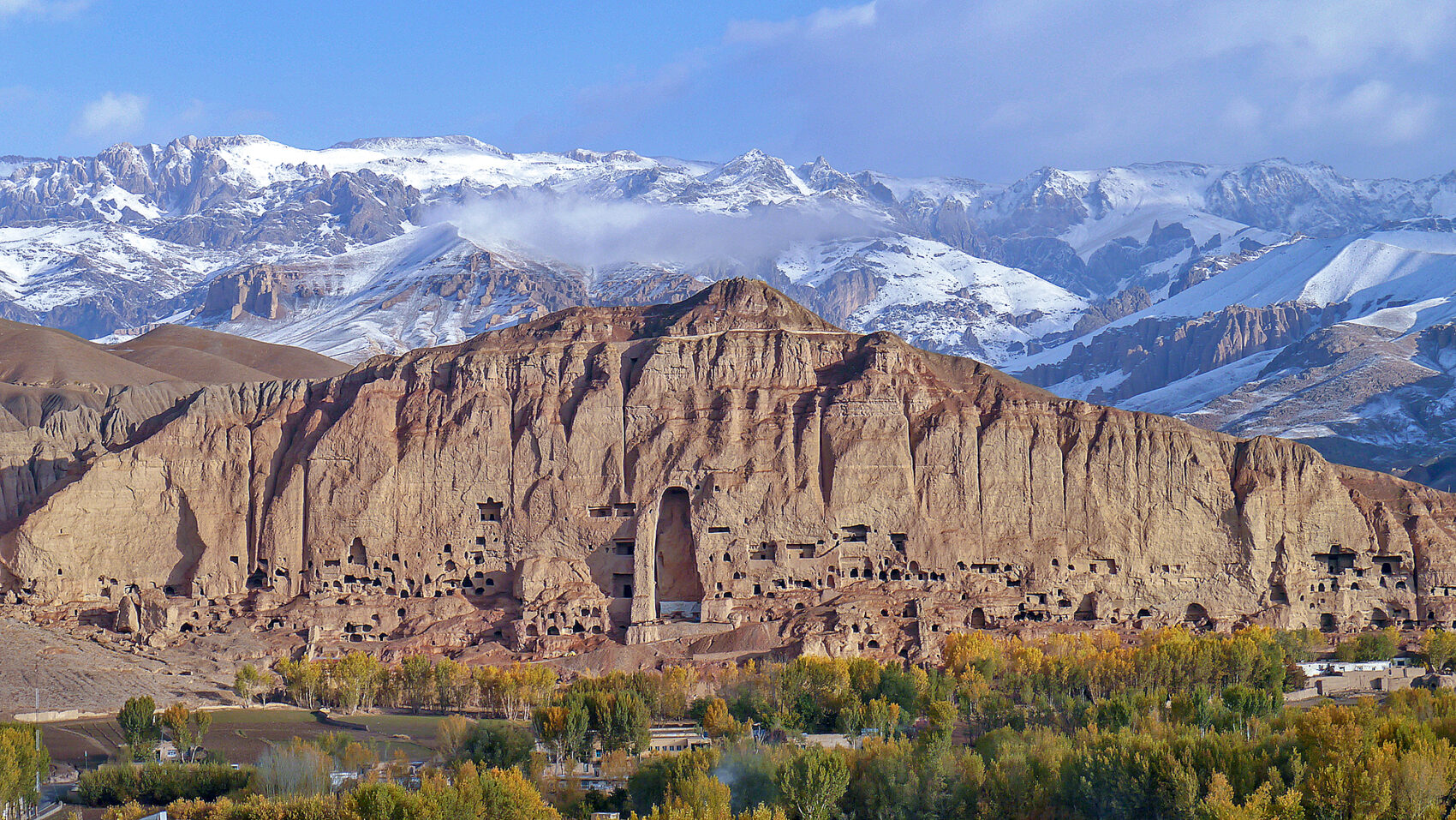 Bamyan i regionen Hazarajat