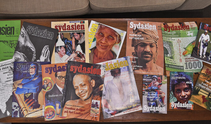 Tryckta tidskrifter i Sydasiens arkiv.