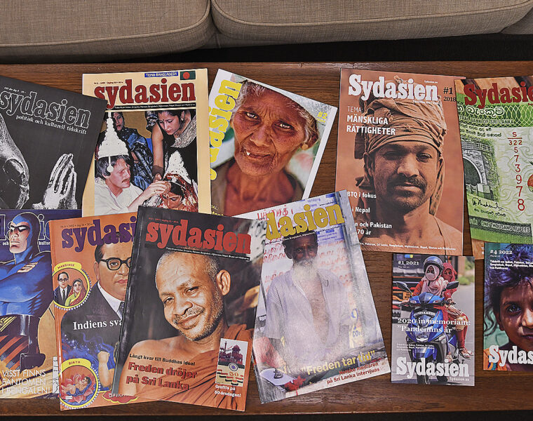 Tryckta tidskrifter i Sydasiens arkiv.