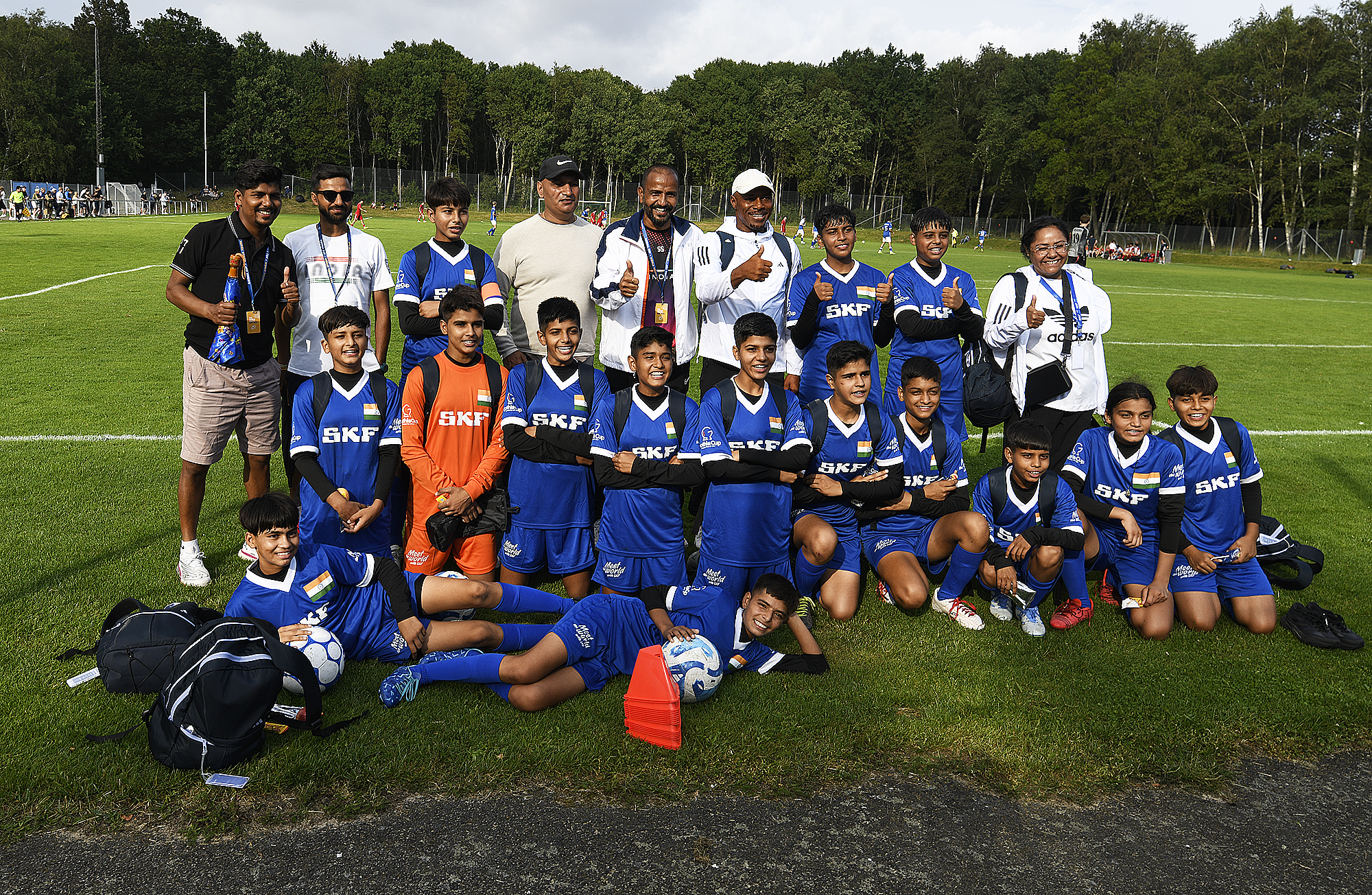 Laget Haryana India deltog i Gothia Cup 2025.