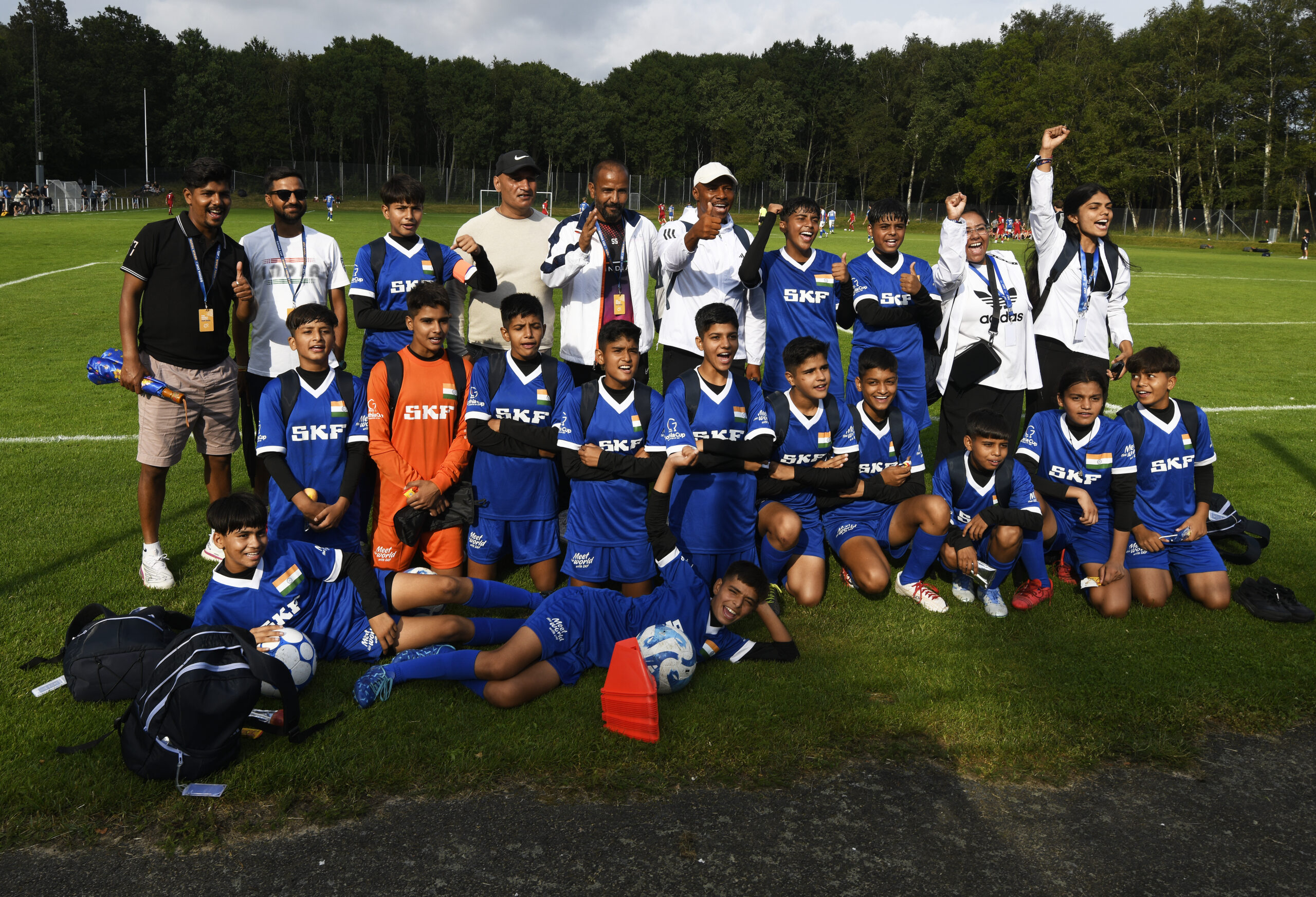 Laget Haryana India deltog i Gothia Cup 2025.