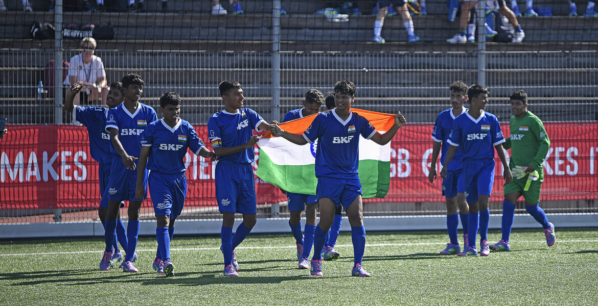 Vid Gothia Cup deltog ett flertal lag från Indien, bland andra Special Olympics Bharat.