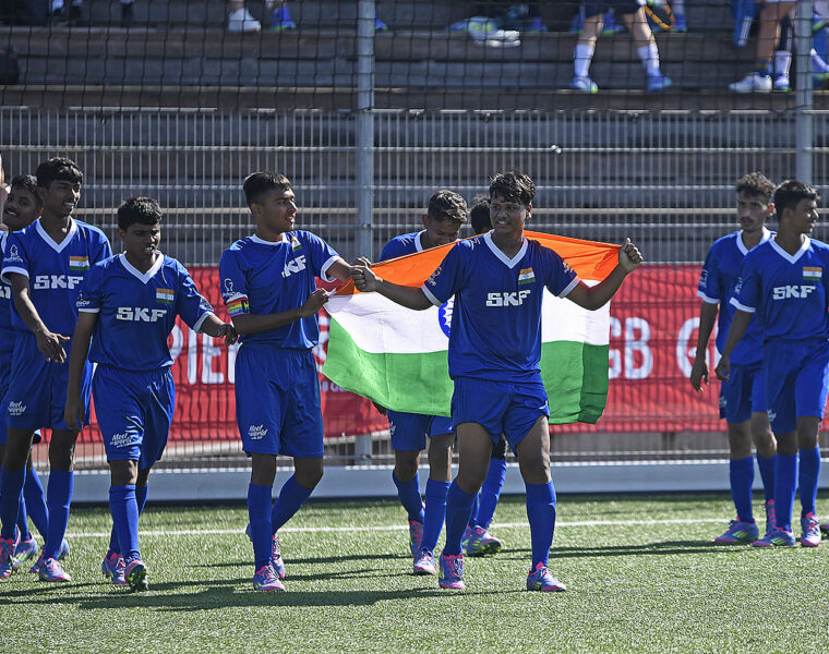 Vid Gothia Cup deltog ett flertal lag från Indien, bland andra Special Olympics Bharat.