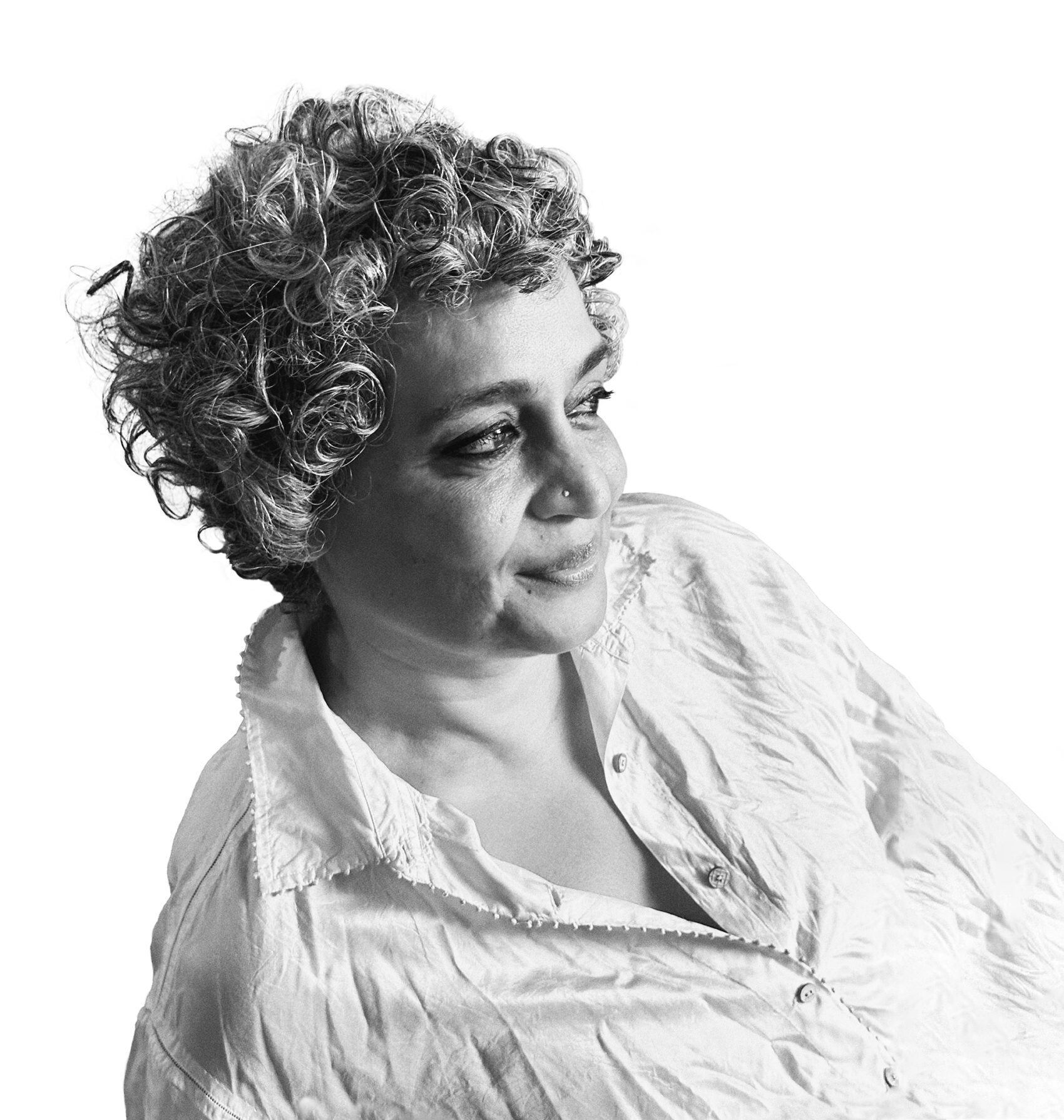 Arundhati Roy fotograferad av Mayank Austen Soofi
