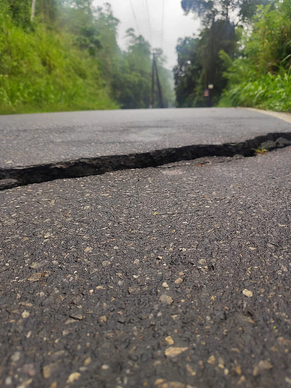 Spår av cyklonen Ditwah i de bergiga trakterna. Är vägen säker?