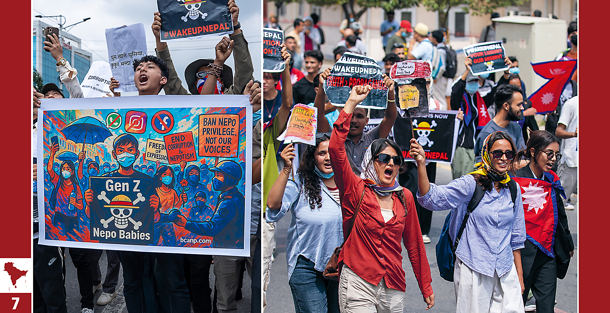 En variant av sjörövarflaggan Jolly Roger i stråhatt, tecknad i mangaserien One Piece av Eiichiro Oda har blivit en symbol för Gen-Z.