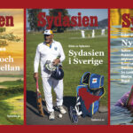 De tre böckerna i serien ”Sidor av Sydasien”, utgivna 2023-2025. Den senaste, med undertiteln ”Nyanser” släpptes i slutet av december 2025.