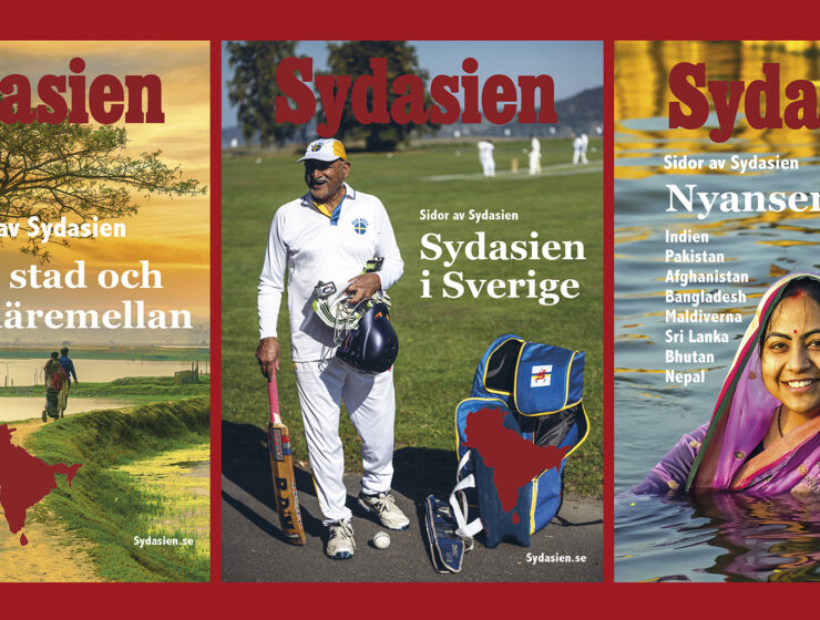 De tre böckerna i serien ”Sidor av Sydasien”, utgivna 2023-2025. Den senaste, med undertiteln ”Nyanser” släpptes i slutet av december 2025.