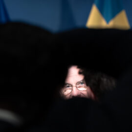 Ulf Kristersson i fokus för en indisk fotojournalist.