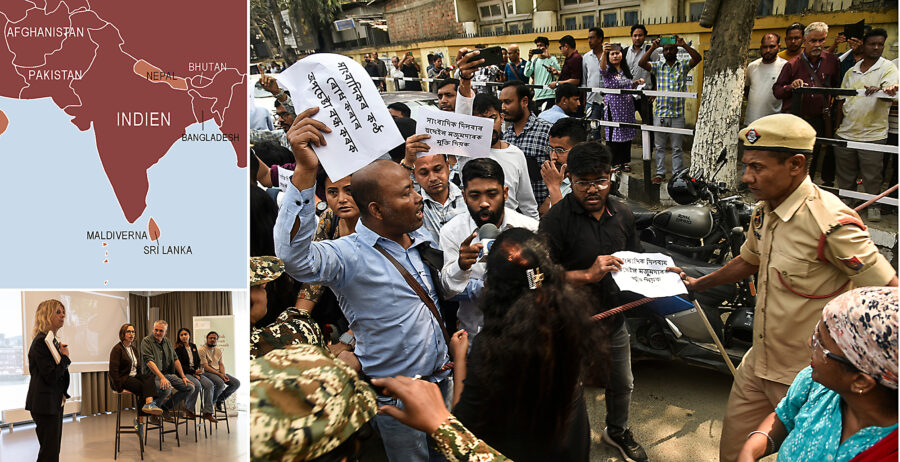 Situationen för pressfrihet är 2026 fortsatt ”svår” eller ”mycket svår” i Sydasien, enligt RUG. Bara något bättre är det i Nepal, där situationen är ”problematisk”.