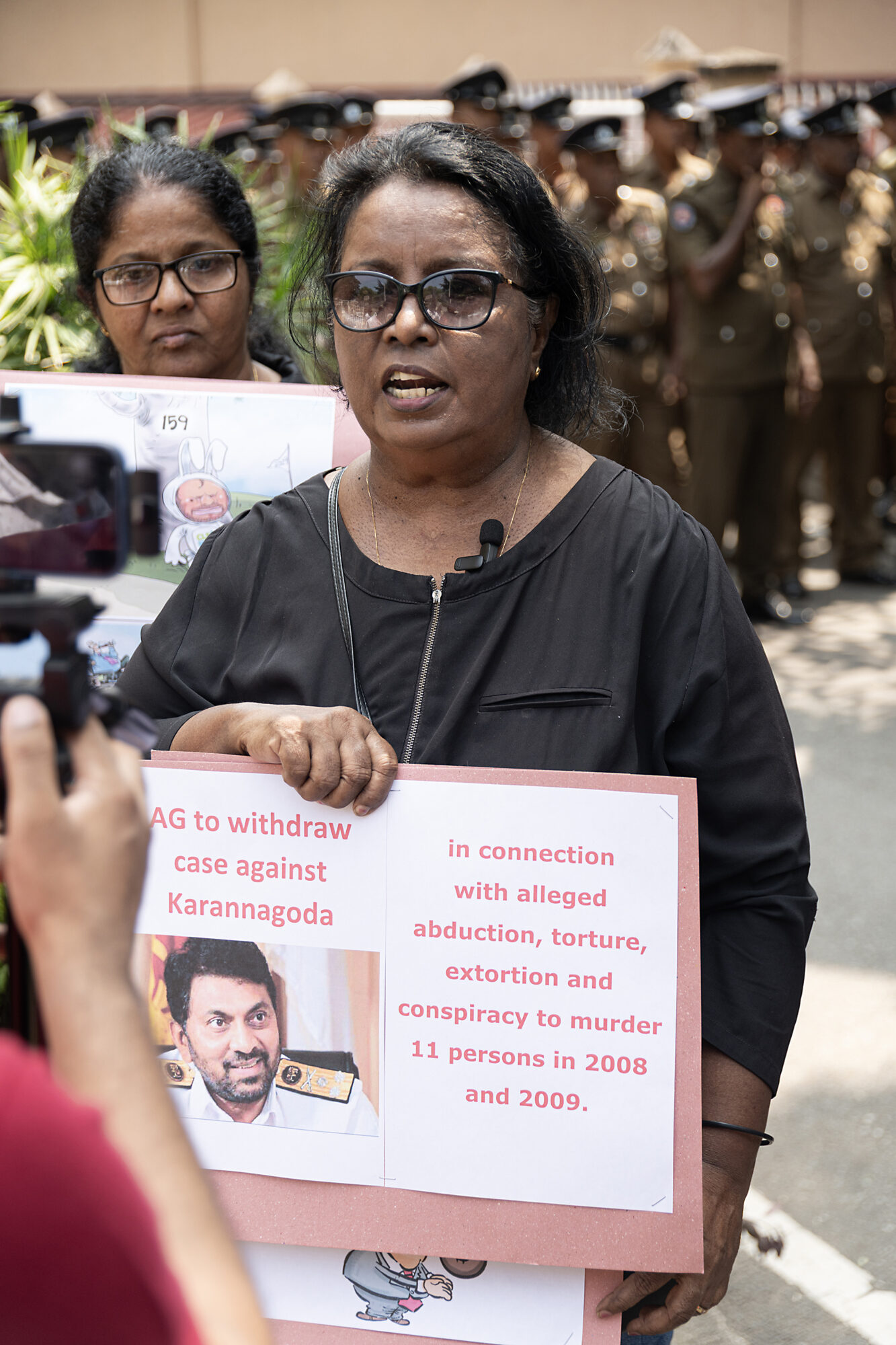 Relatives of Sinhalese youths who were kidnapped and disappeared in 2008 demonstrated in February 2025 to demand that the commanders responsible be held accountable – not released.