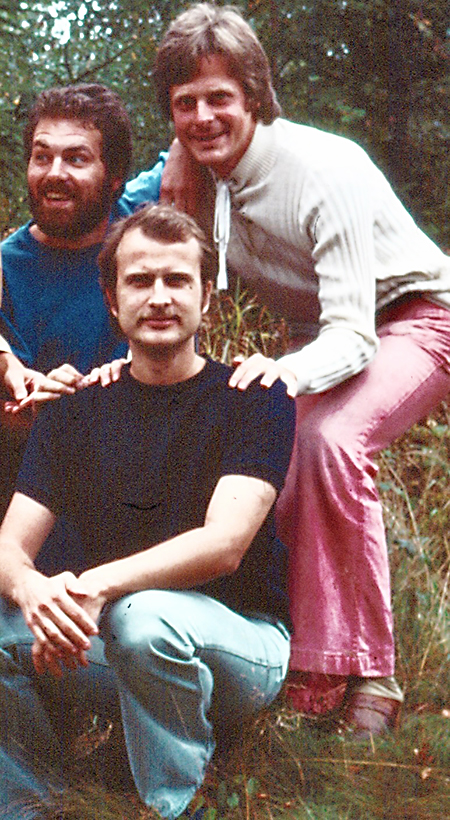 Thomas Bibin, med Stig Hansén och Lars Eklund vid ett Sydasienmöte.
