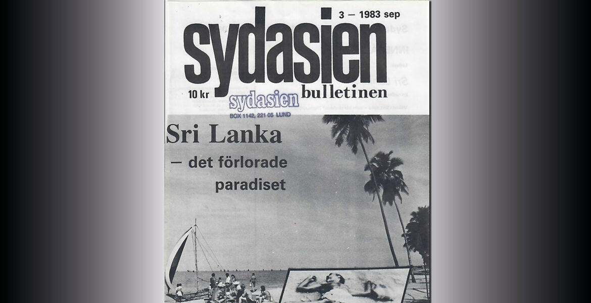 Sydasienbulletinen nr 3 1983 – om Sri Lankas svarta vecka i juli 1983.