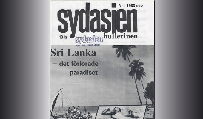 Sydasienbulletinen nr 3 1983 – om Sri Lankas svarta vecka i juli 1983.