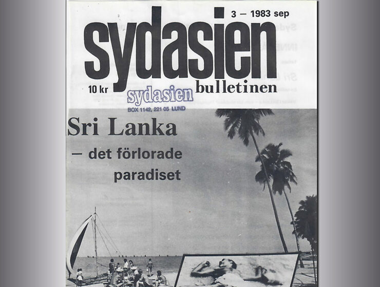 Sydasienbulletinen nr 3 1983 – om Sri Lankas svarta vecka i juli 1983.