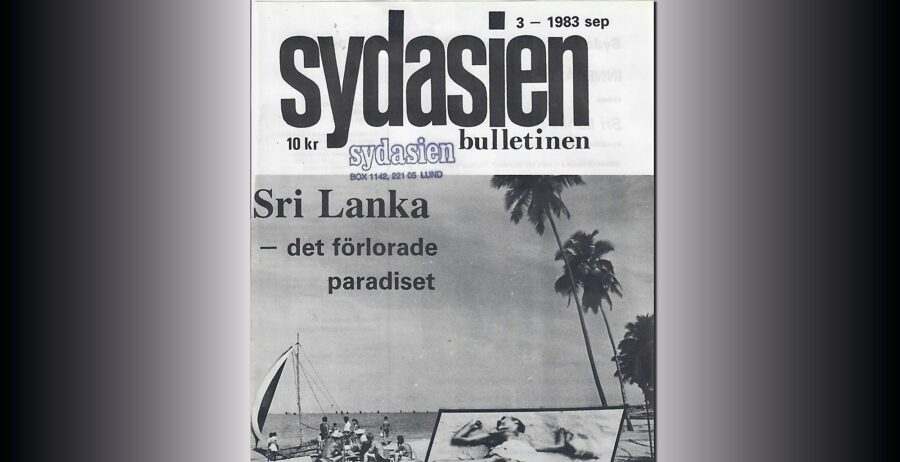 Sydasienbulletinen nr 3 1983 – om Sri Lankas svarta vecka i juli 1983.