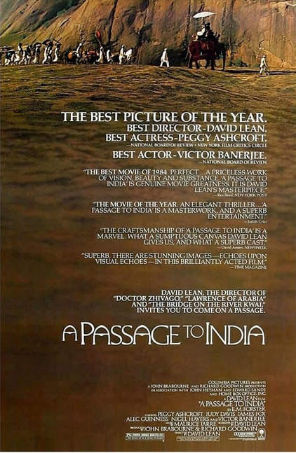 Flera av Forsters romaner har filmatiserats, så även En färd till Indien. Filmen spelades in 1984, med bland andra Alec Guiness i rollistan.